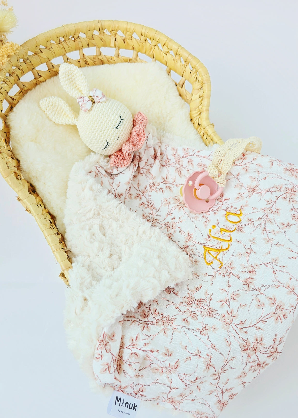 Doudou Attache tétine Personnalisé