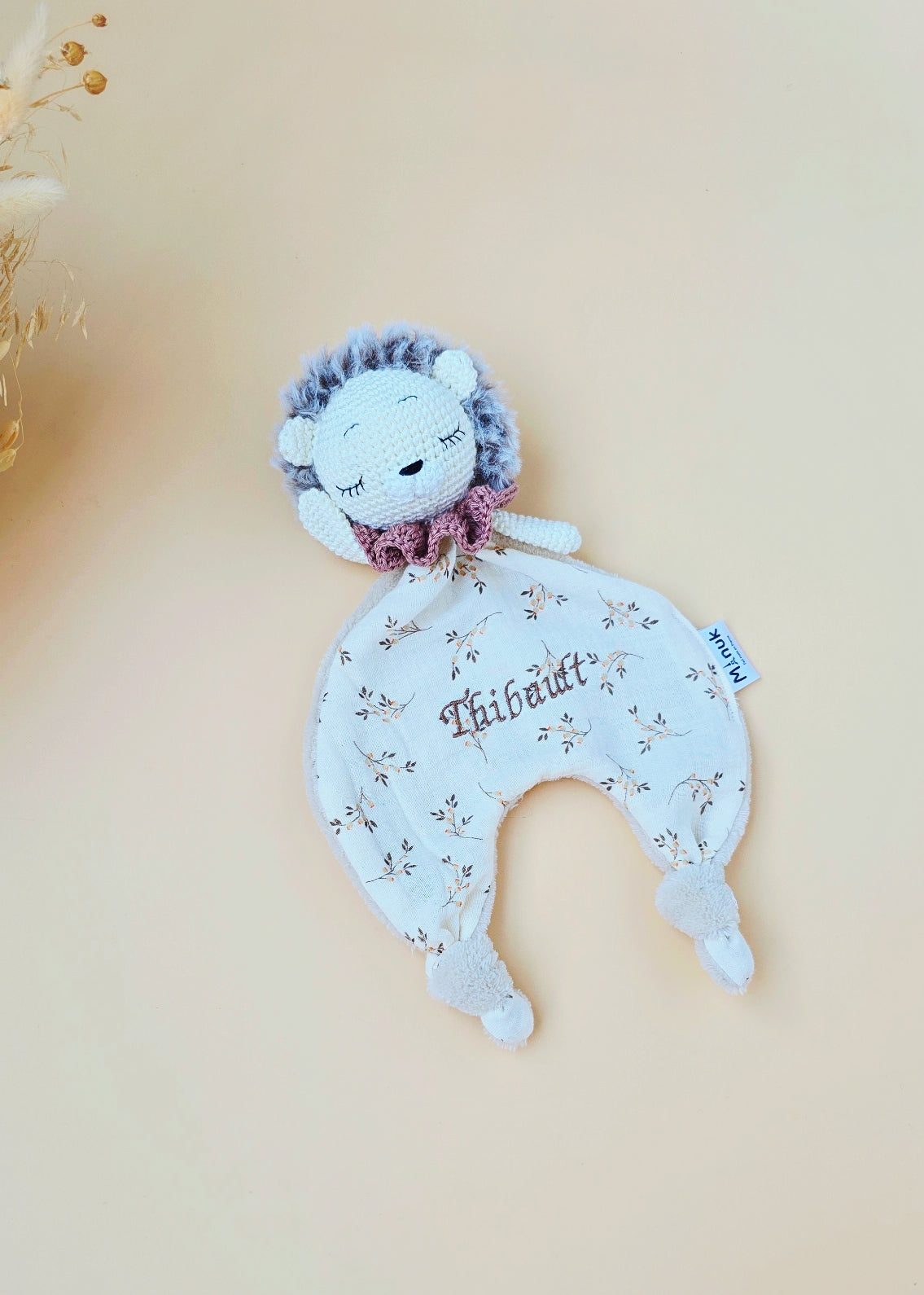 Doudou Câlin Lion Personnalisé