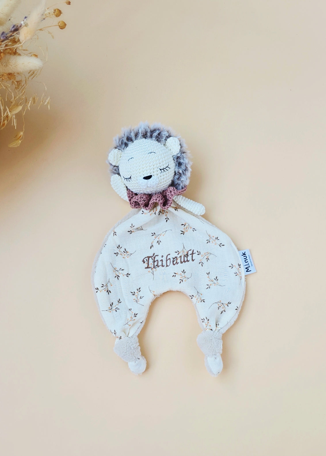 Doudou Câlin Lion Personnalisé