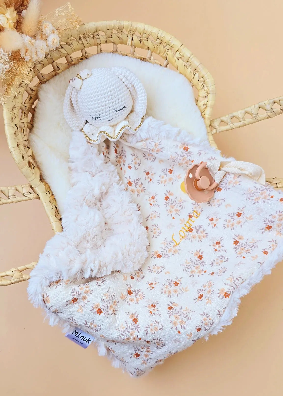 Doudou Lapin Personnalisé&²&C2EZ5A5 MANUK FRANCE