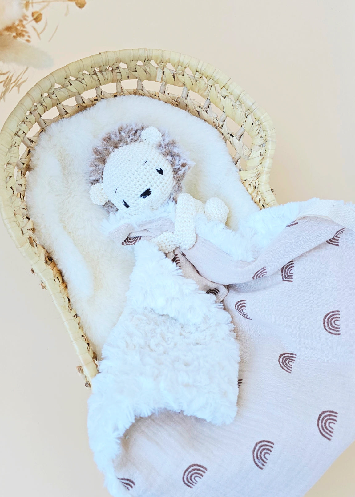Lion Comforter Pacifier Clip