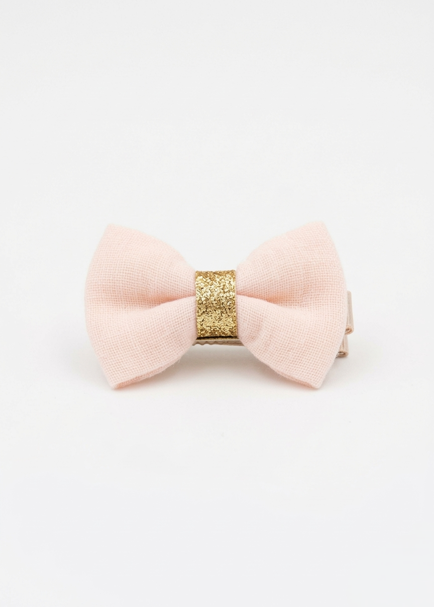 Double gauze cotton hair clip