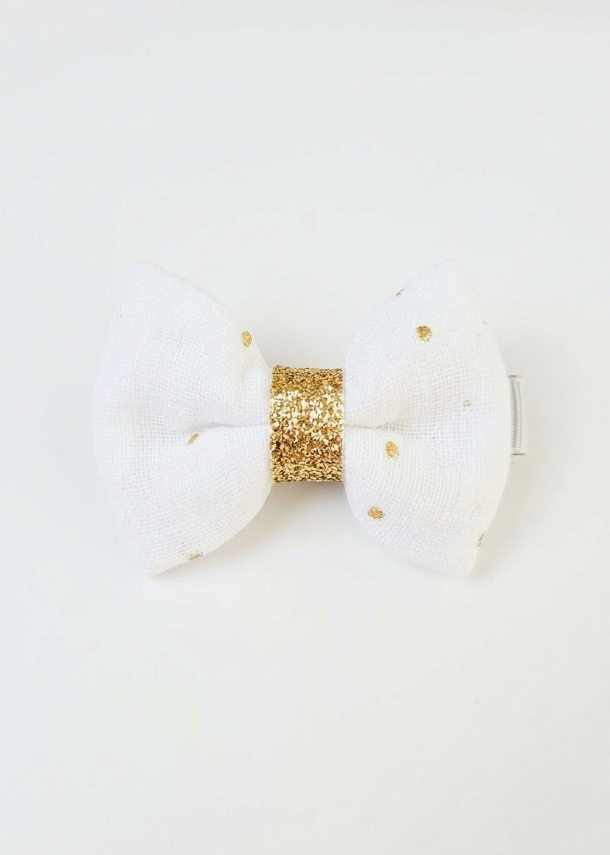 Double gauze cotton hair clip