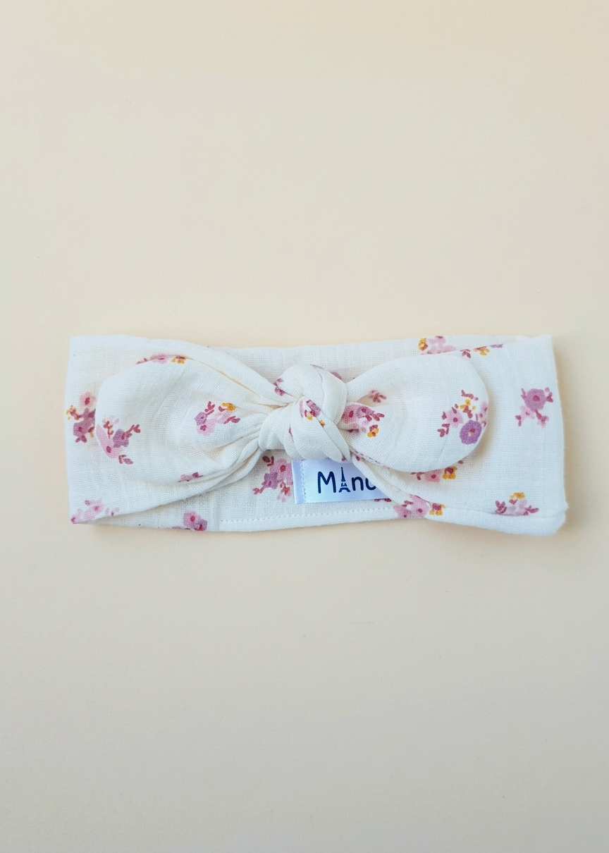 Baby girl turban and headband set 0/3 months