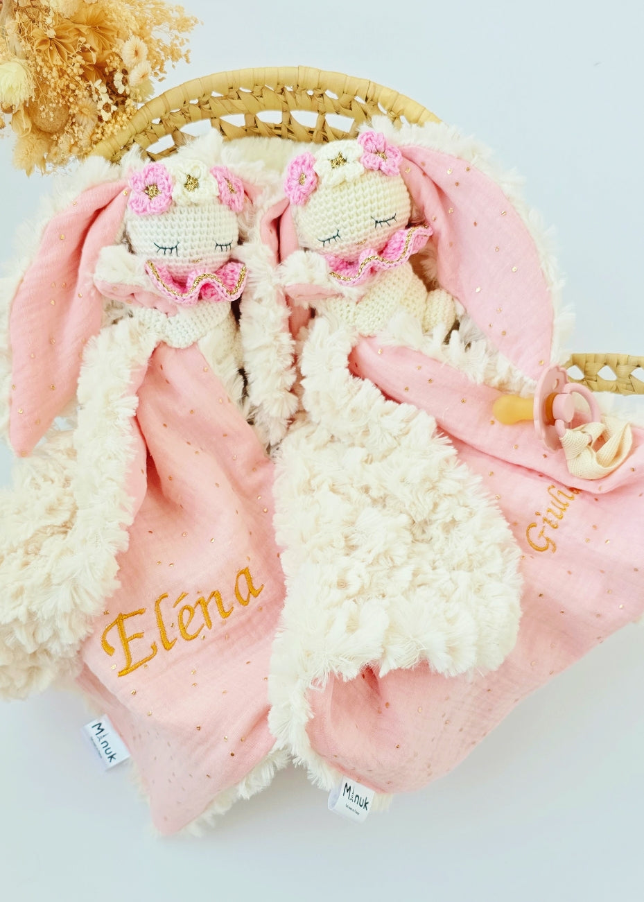 Doudou Lapin Oreilles Longues Personnalisé