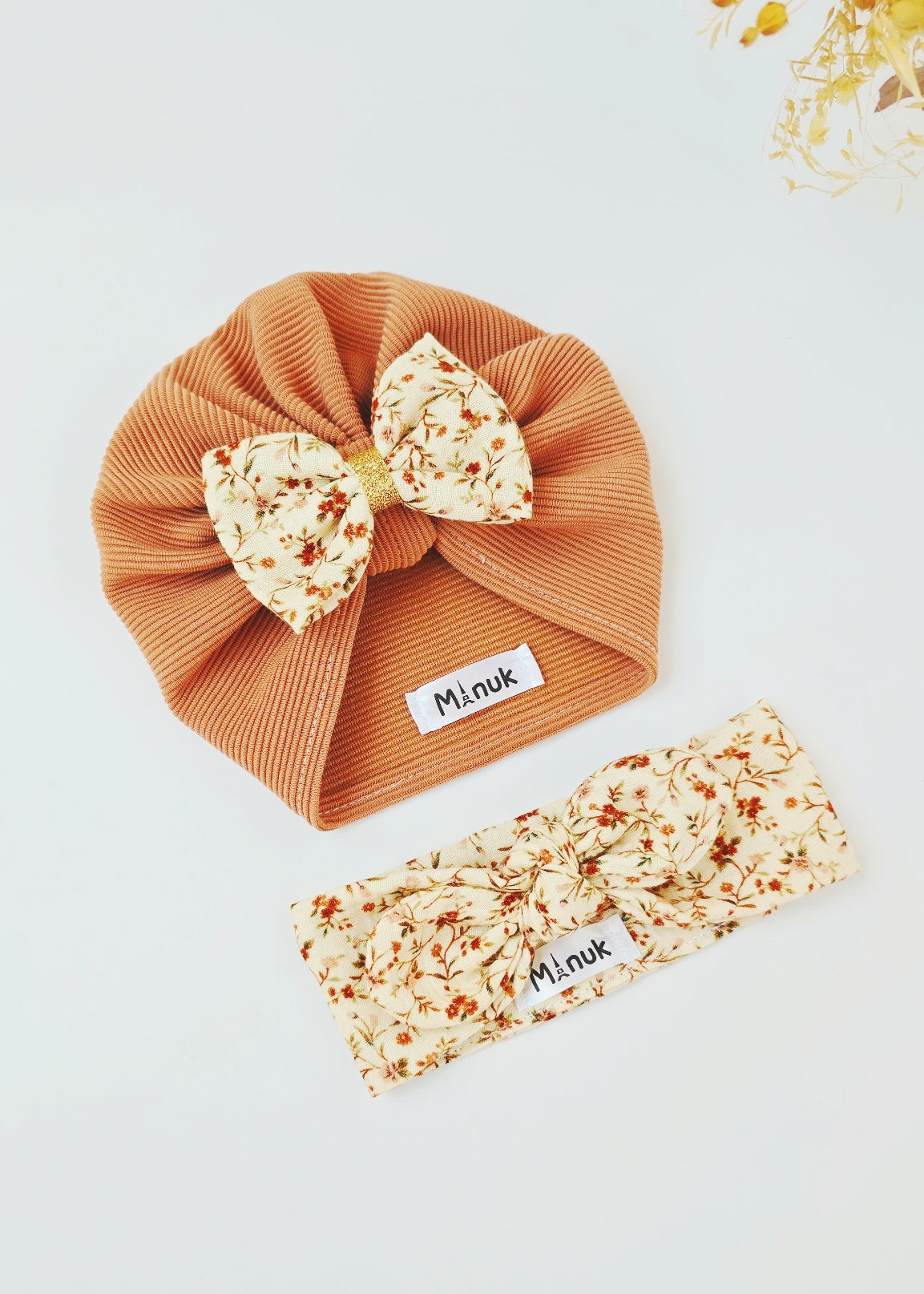 Ensemble Turban et Bandeau Bébé fille 0/3mois