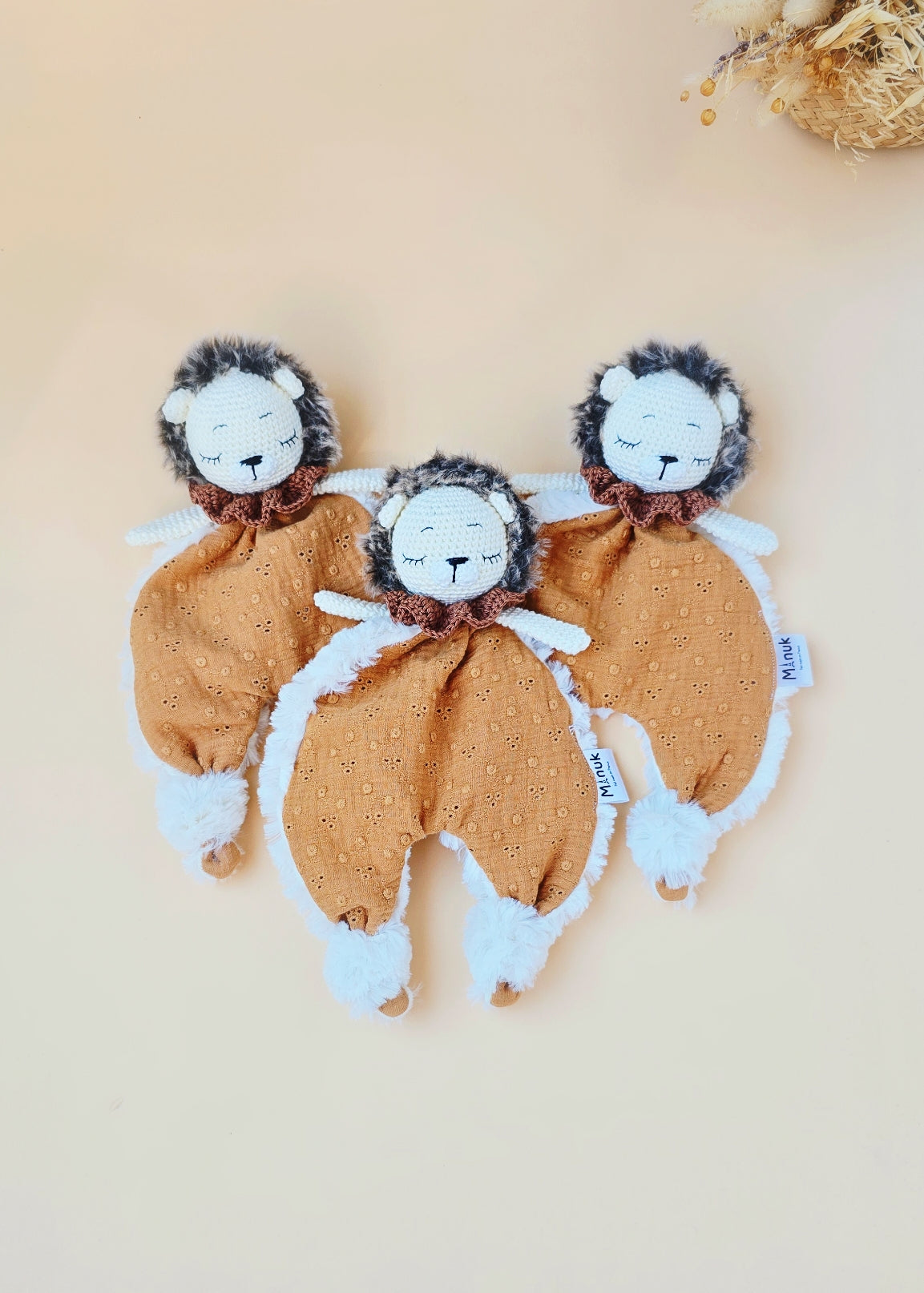 Doudou Câlin Personnalisable Lion Camel