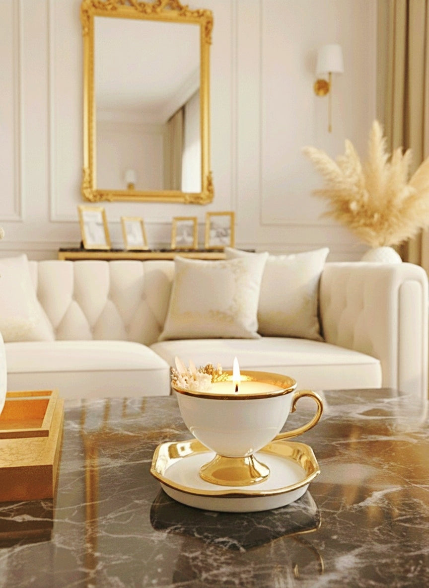 Bougie Parfumée Bohème - tasse à café