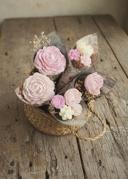 Fondant Parfumée Bouquet de Fleurs Vintage