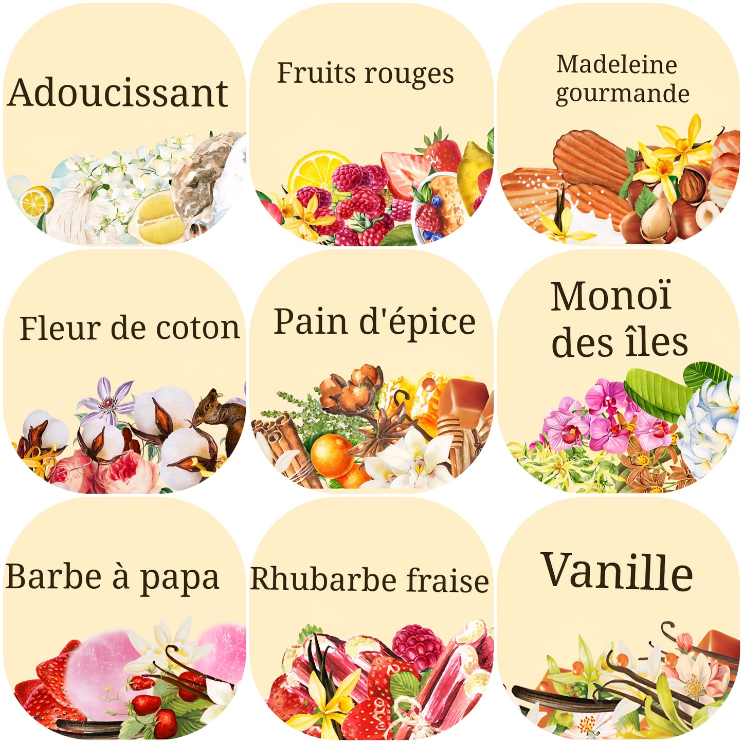 Fondant Parfumée Bouquet de Fleurs Vintage