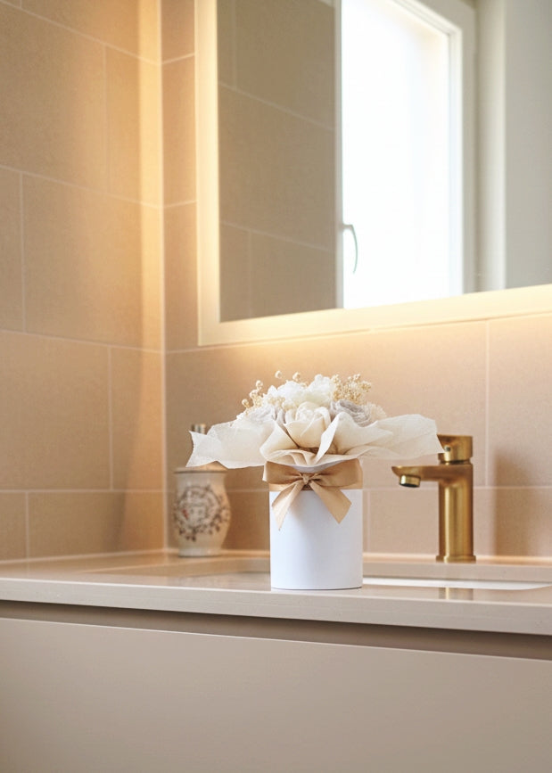 Bouquet Bougie et Fondants Parfumées, Coloris & parfums disponibles