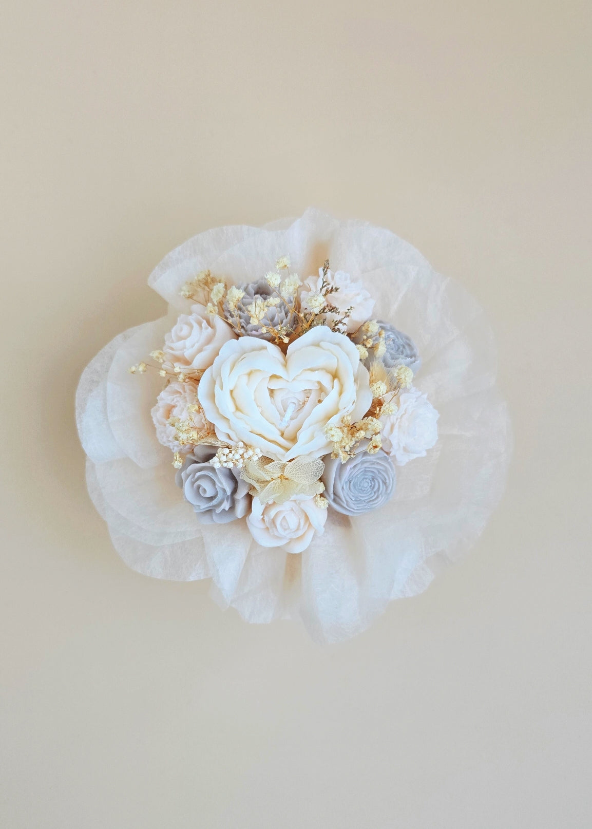 Bouquet Bougie et Fondants Parfumées, Coloris & parfums disponibles