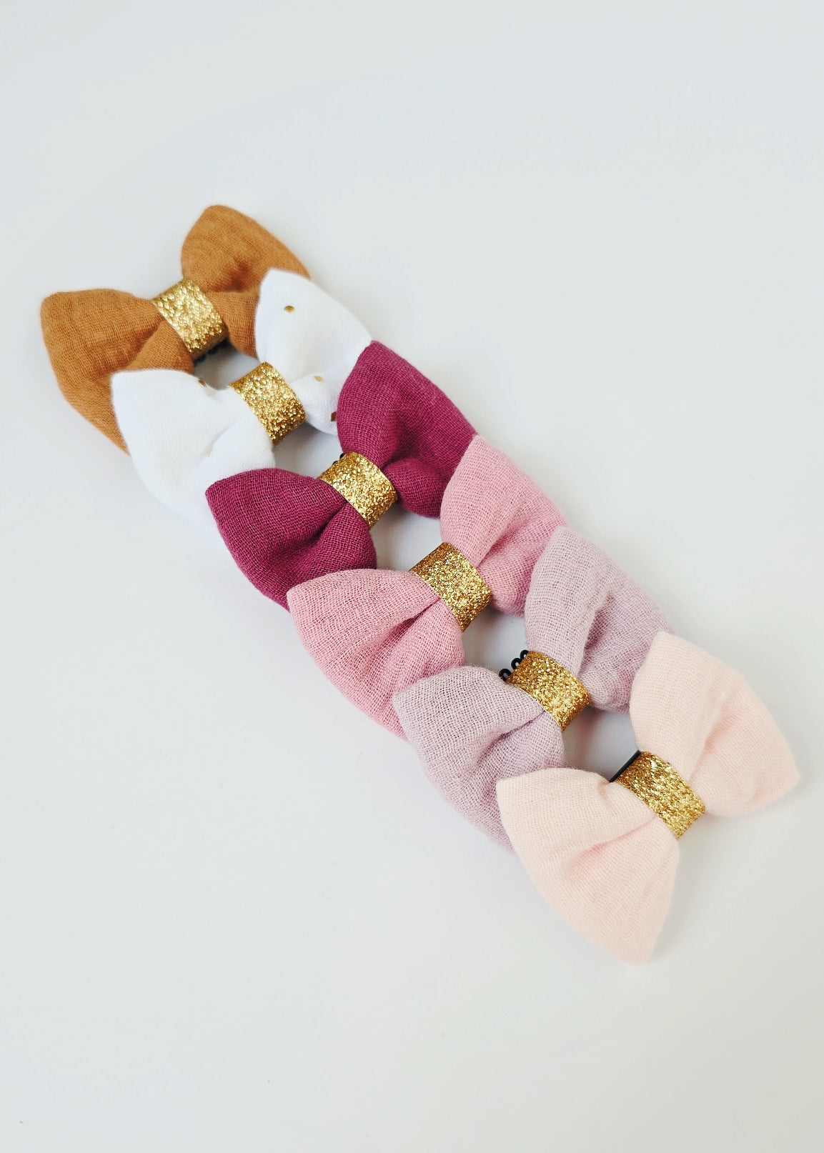 Double gauze cotton hair clip