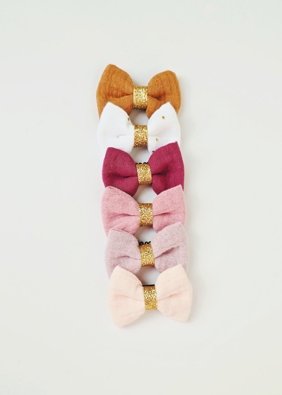 Double gauze cotton hair clip