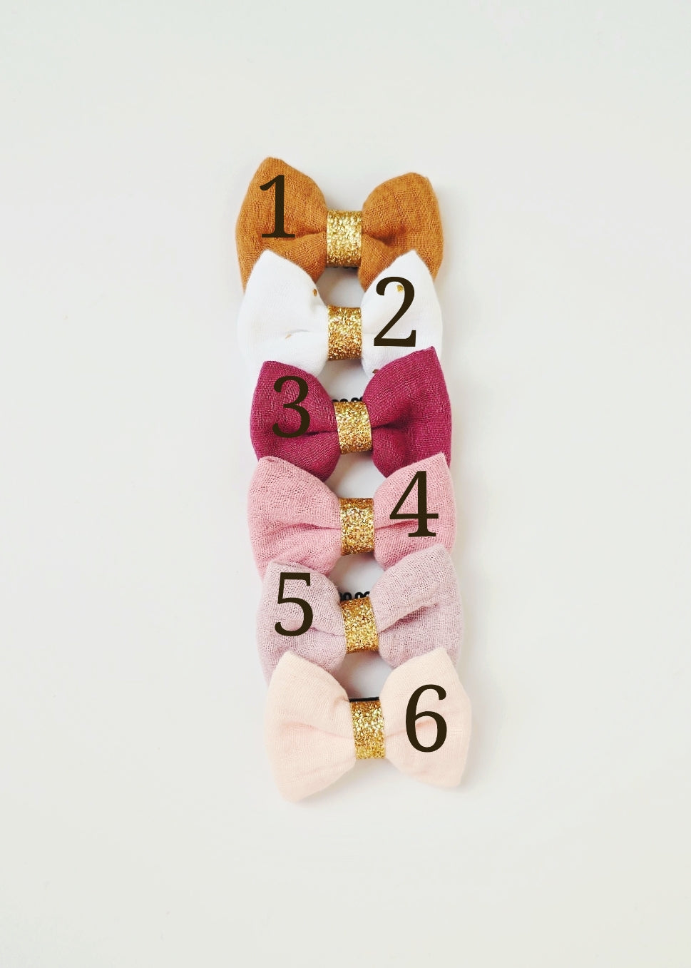 Double gauze cotton hair clip
