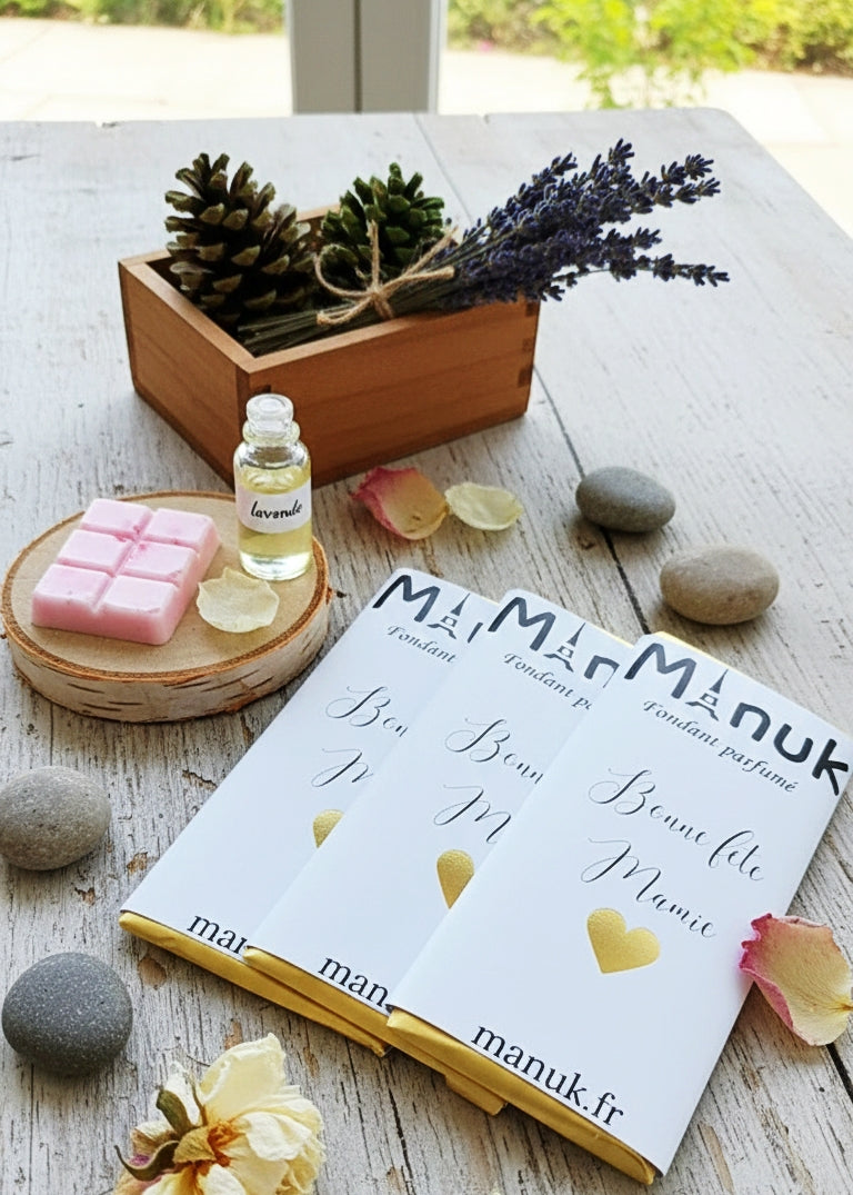 Barre Fondant Parfumé Cadeau Fête des Grands-mères