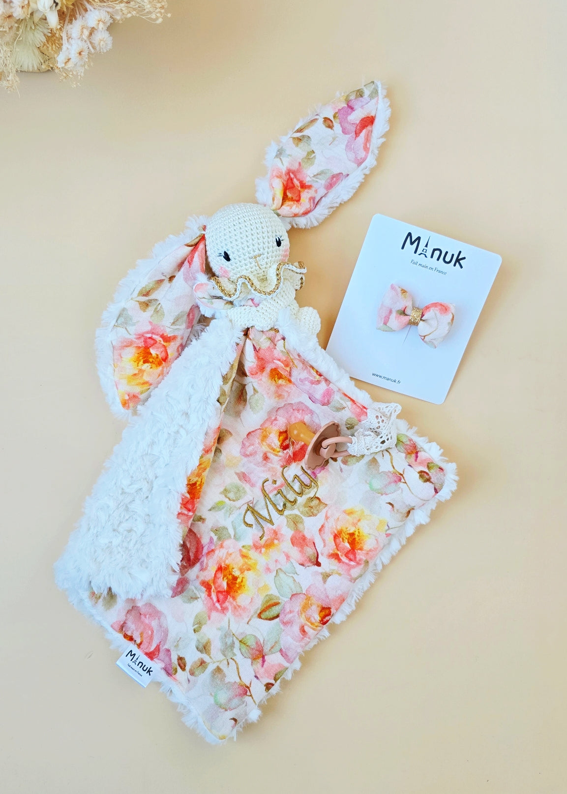 Personalized Rabbit Comforter