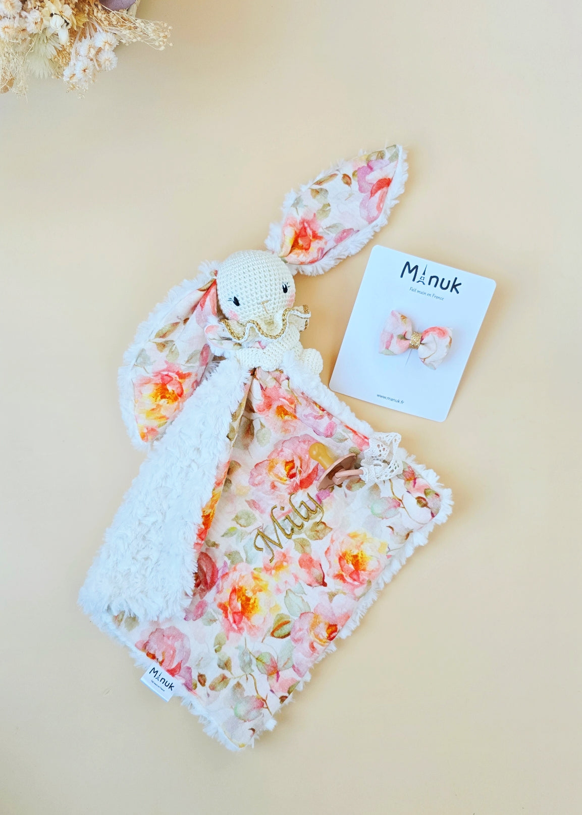 Personalized Rabbit Comforter