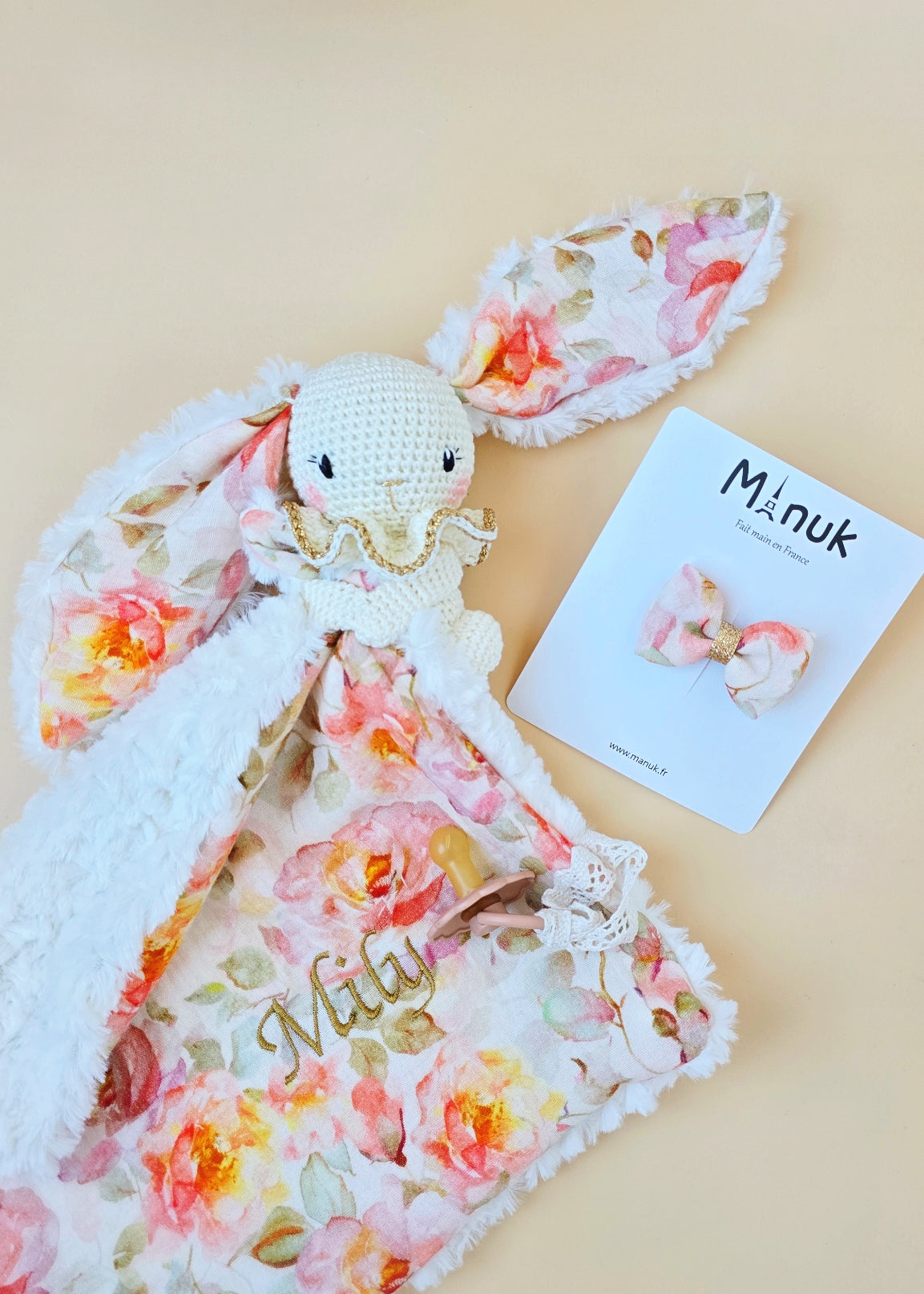 Personalized Rabbit Comforter