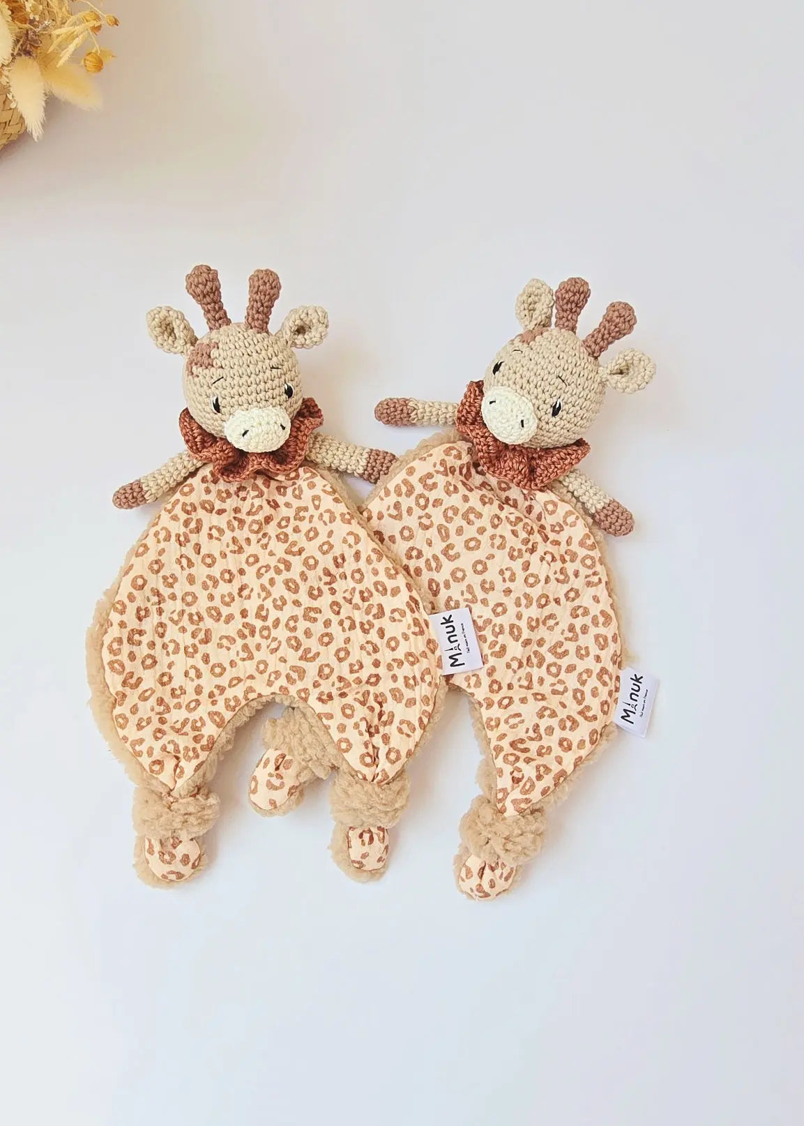 Doudou Calinou Girafe Personnalisable MANUK FRANCE