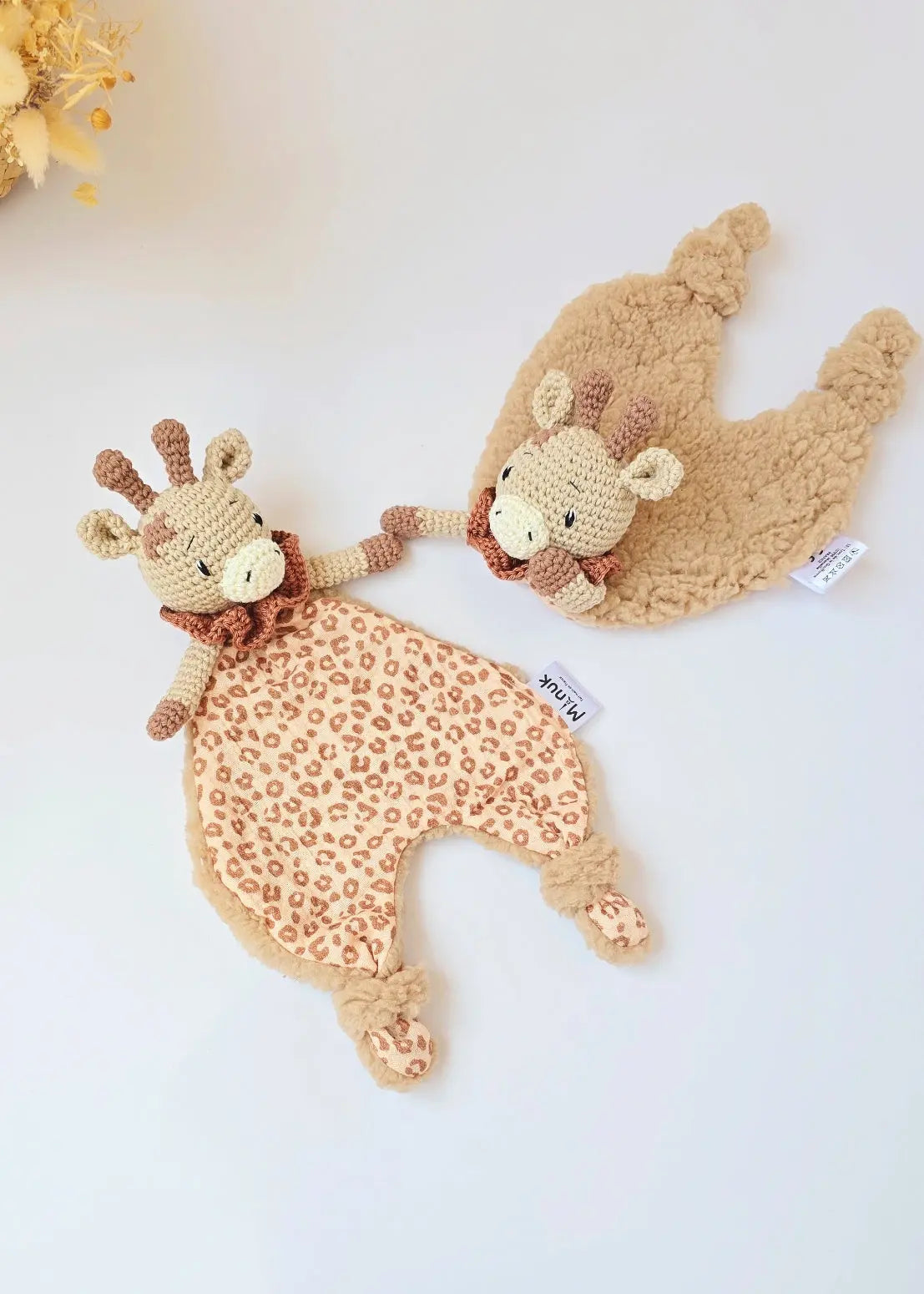 Doudou Calinou Girafe Personnalisable MANUK FRANCE