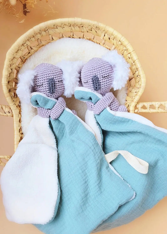 Doudou Koala Attach tétine Personnalisé MANUK FRANCE