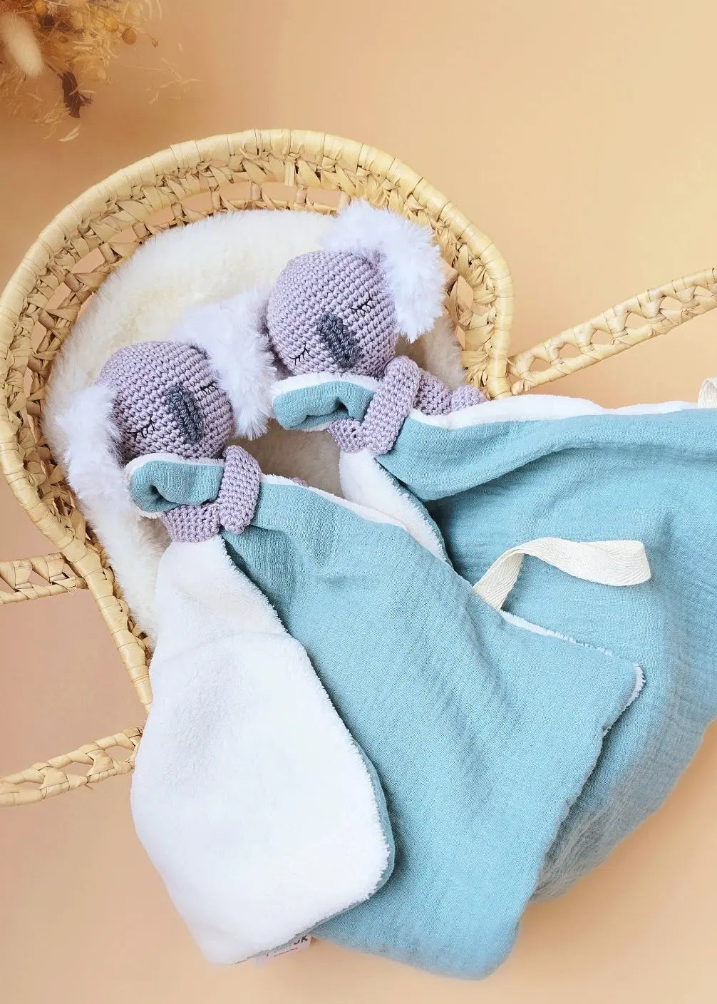 Doudou Koala Attach tétine Personnalisé MANUK FRANCE