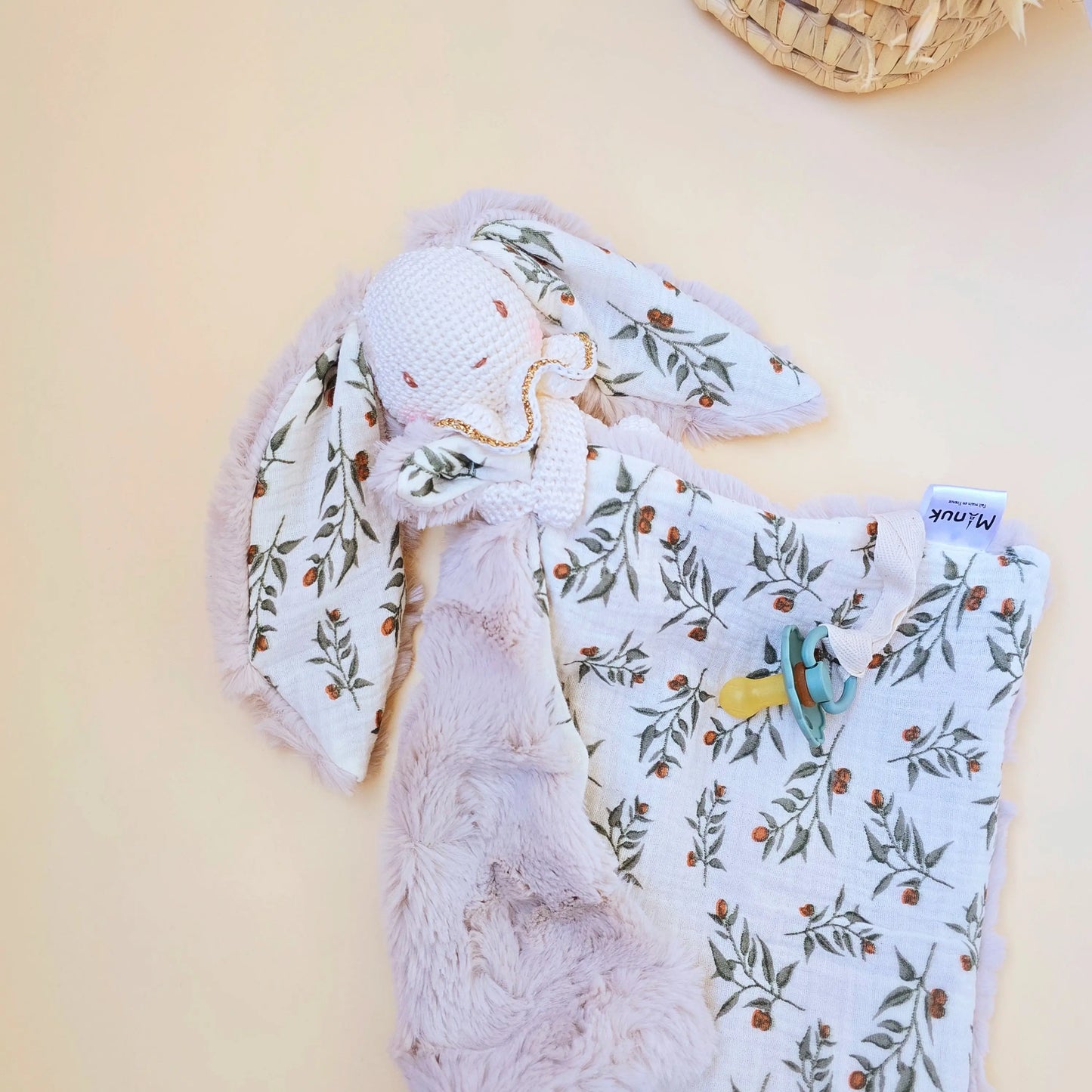 Doudou Lapin Personnalisé MANUK FRANCE