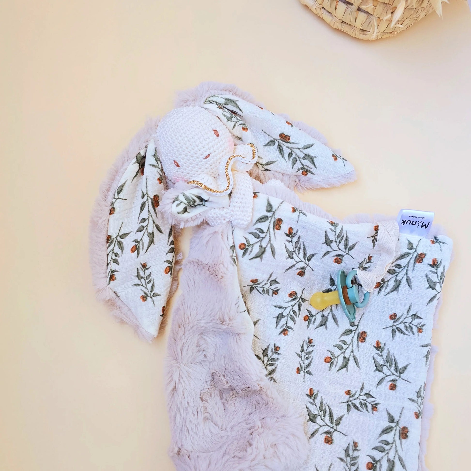 Doudou Lapin Personnalisé MANUK FRANCE