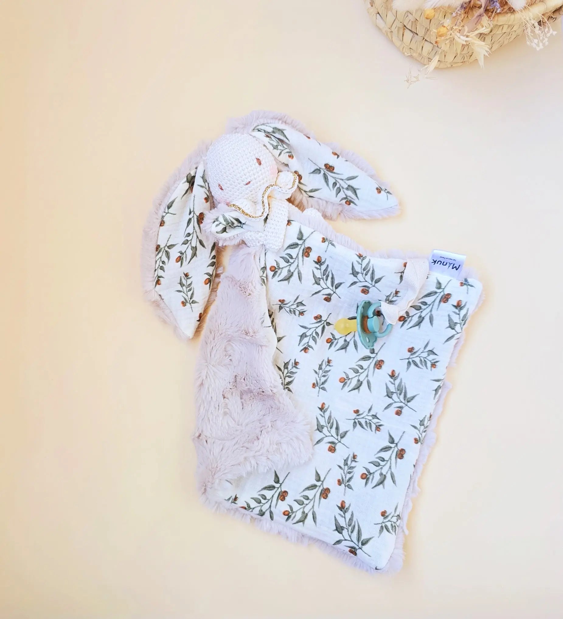 Doudou Lapin Personnalisé MANUK FRANCE