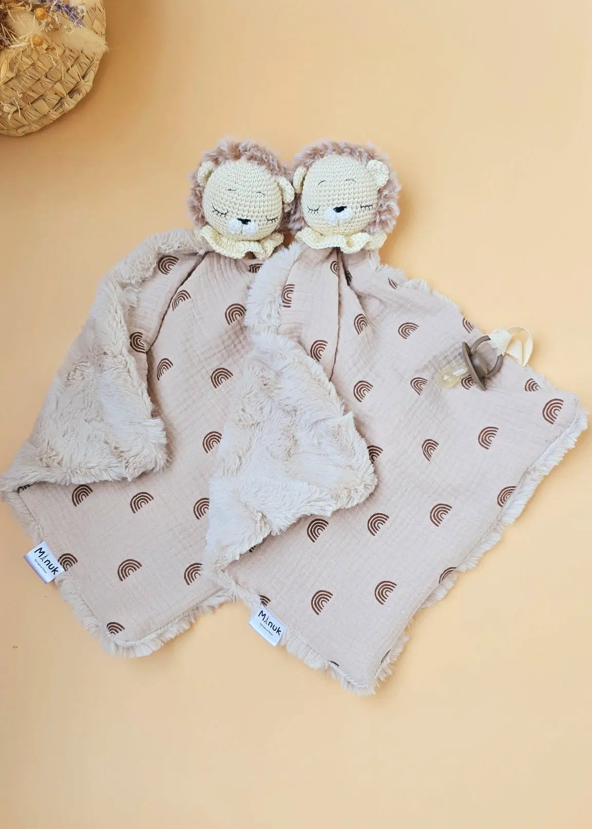 Doudou Lion Persnnalisé MANUK FRANCE