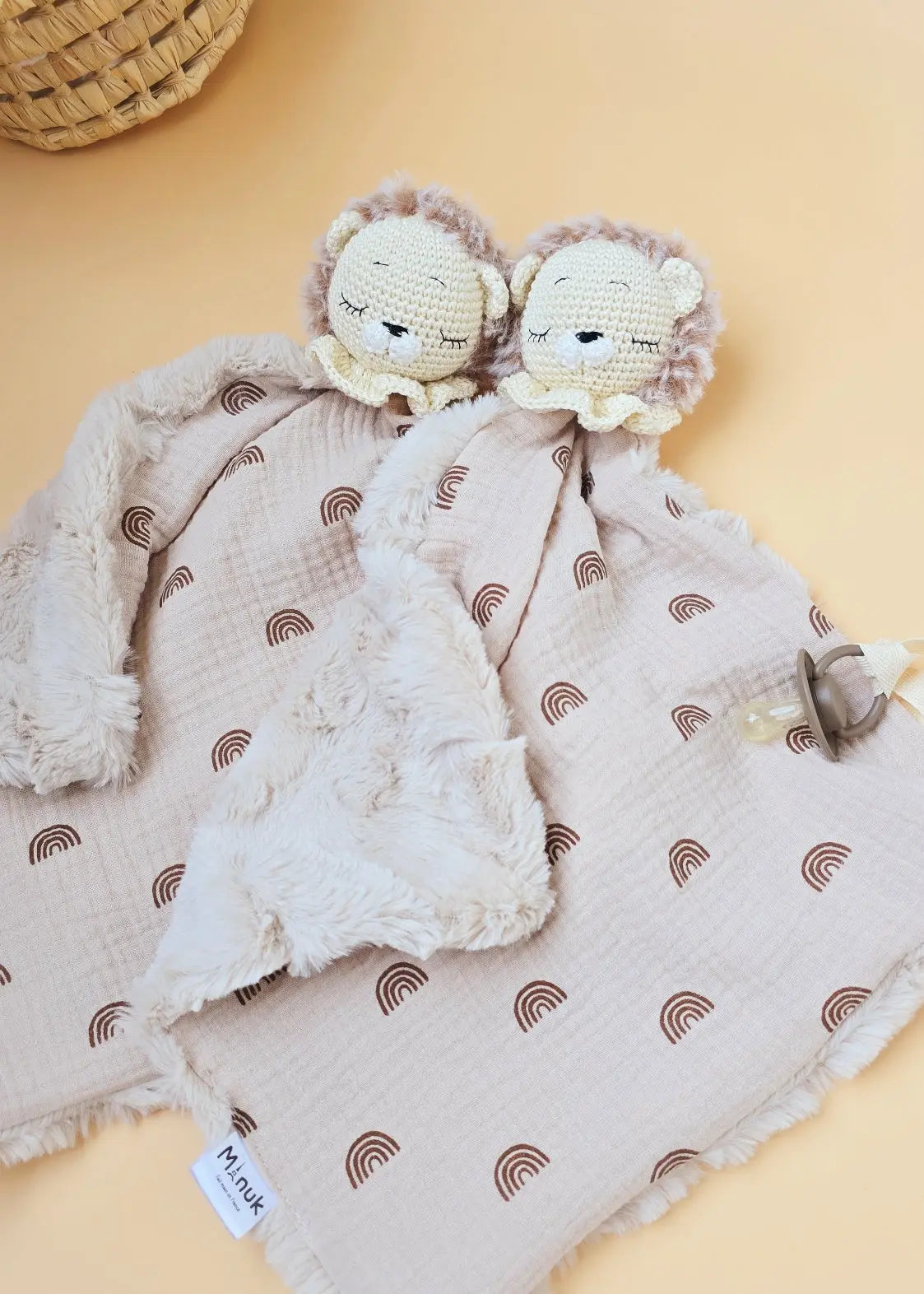 Doudou Lion Persnnalisé MANUK FRANCE