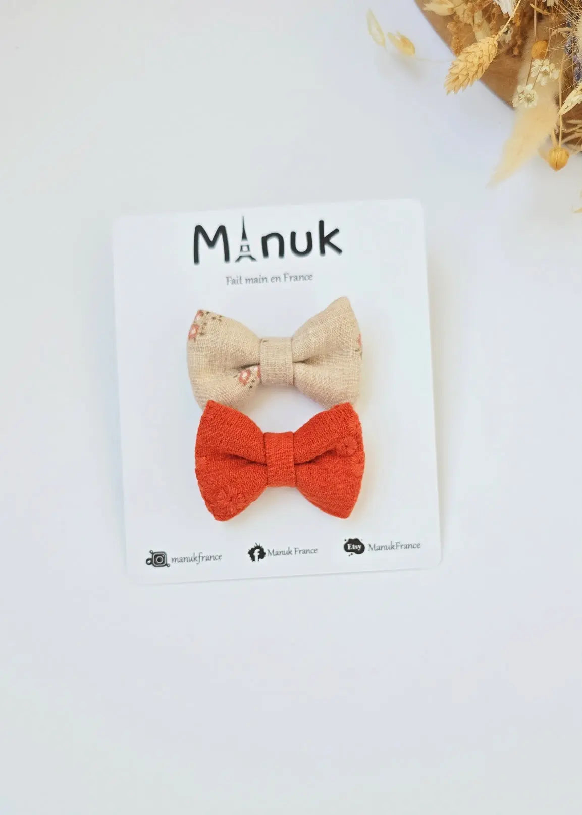 Duo Barrette Boho MANUK FRANCE