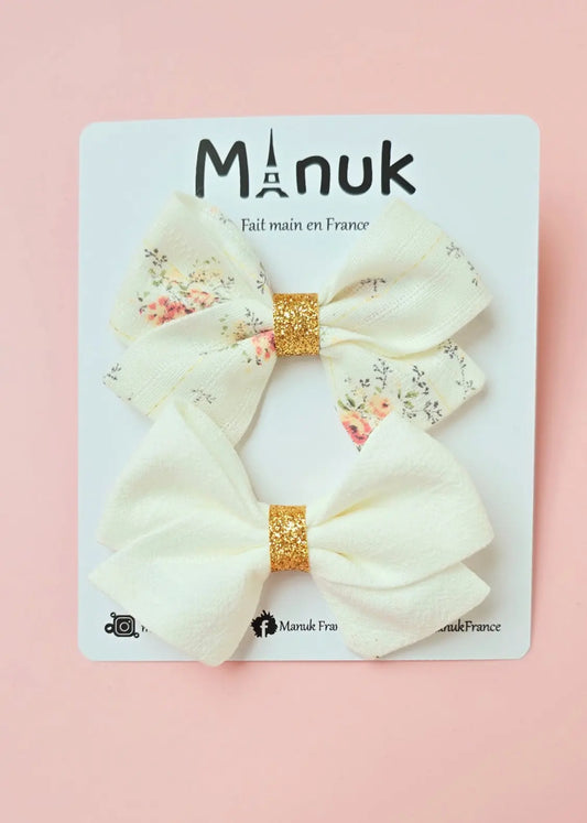 Duo Nœud cheveux MANUK FRANCE