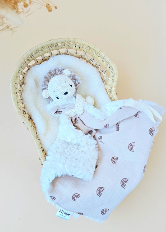 Doudou Lion Attache tétine