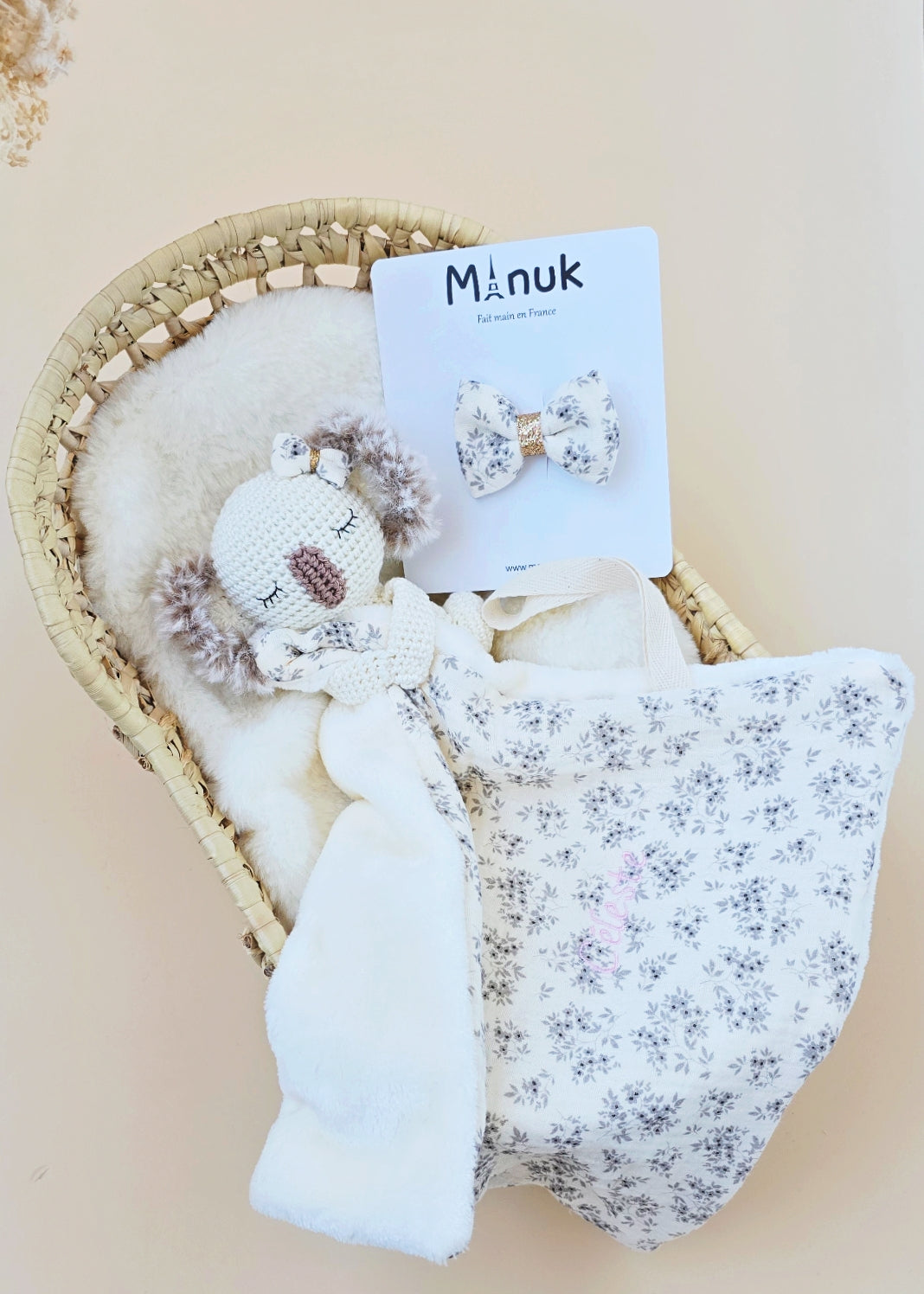 Doudou Koala Personnalisé, Doudou-attache tétine