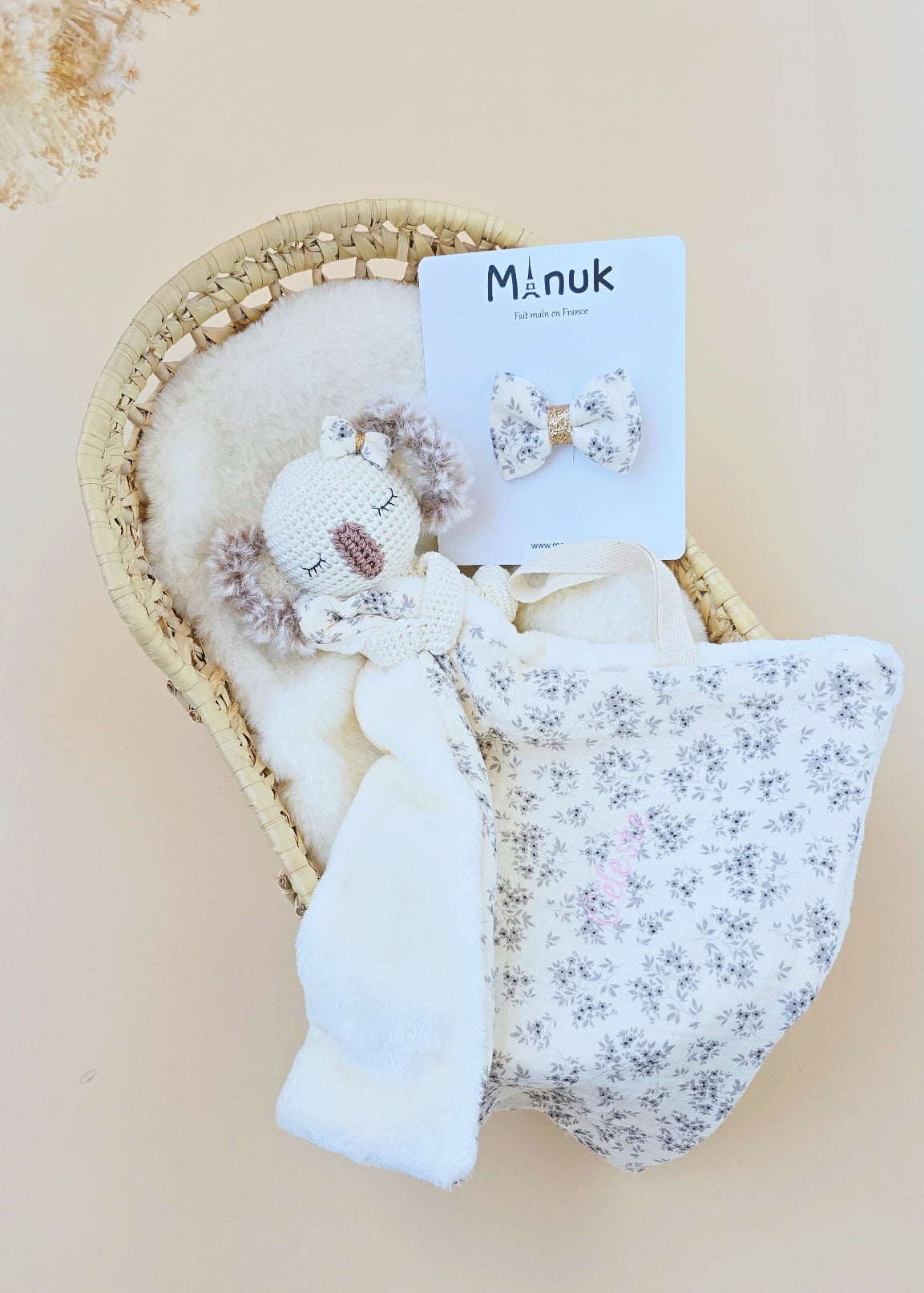 Doudou Koala Personnalisé, Doudou-attache tétine